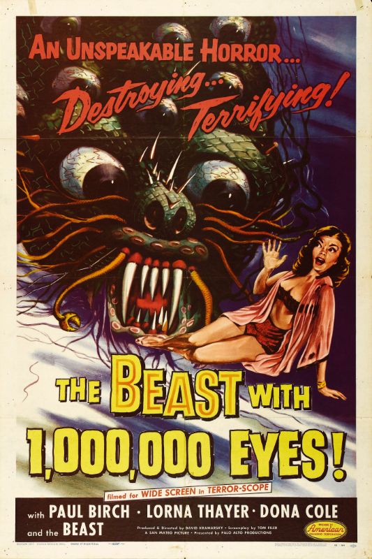 Repro 30x40cm - BEAST WITH A MILLION EYES (the) - U.S.