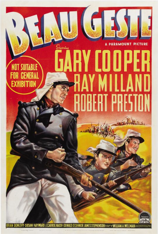 Repro 30x40cm - BEAU GESTE - U.S.