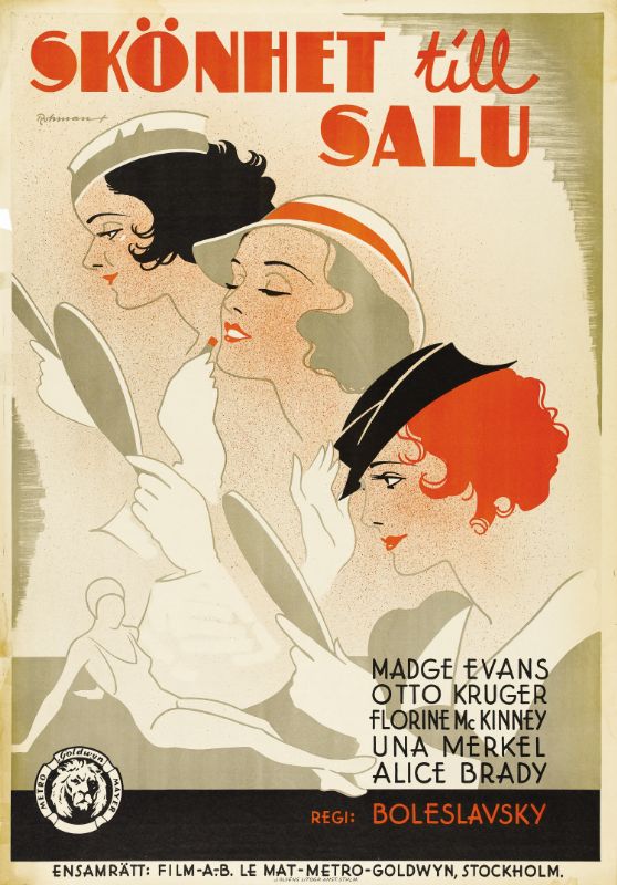 Repro 30x40cm - BEAUTY FOR SALE - Suédoise