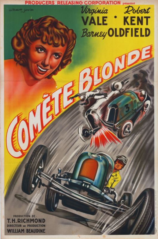 Repro 30x40cm - COMETE BLONDE - Française