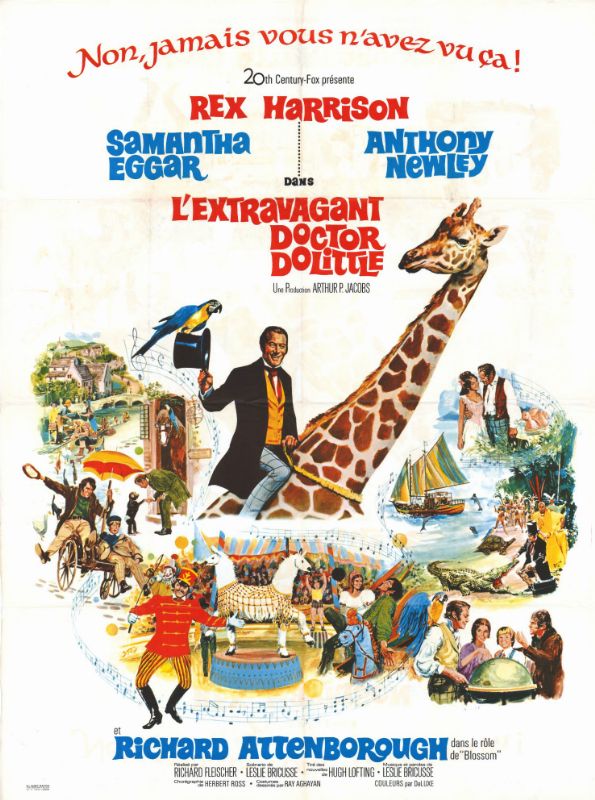 Affiche - EXTRAVAGANT Dr DOLITTLE - 120x160cm