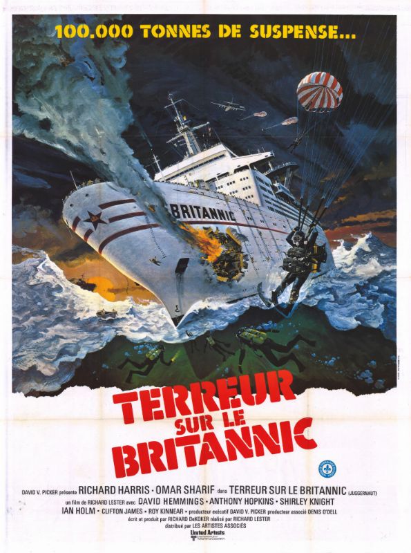 Affiche - TERREUR SUR LE BRITANNIC - 120x160cm