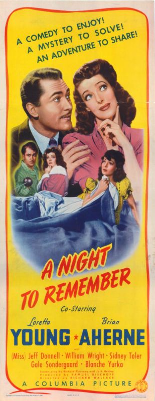 Affiche - UNE NUIT INOUBLIABLE - 36x92cm