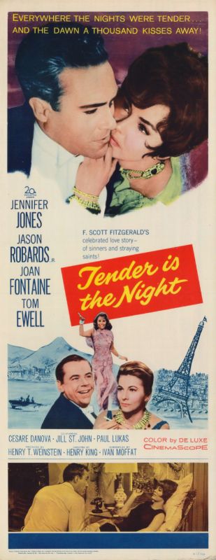 Affiche - TENDRE EST LA NUIT - 36x92cm
