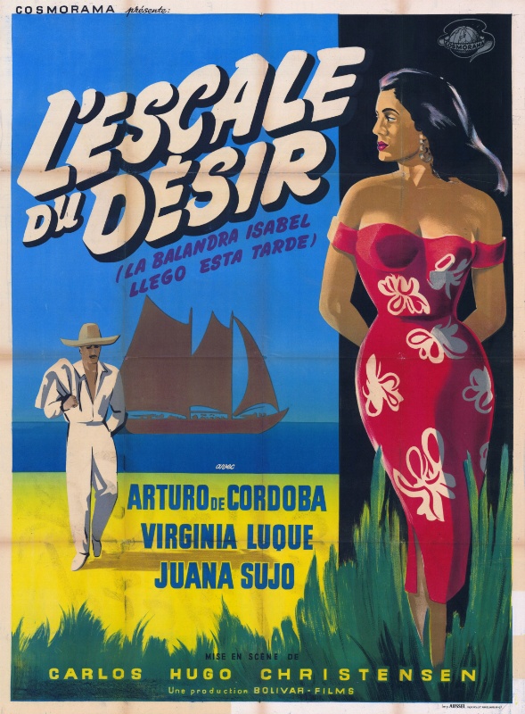 Repro 30x40cm - ESCALE DU DESIR (l') - Française