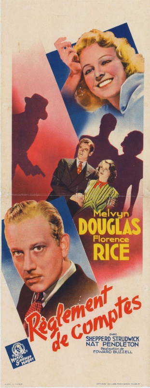 Affiche - REGLEMENT DE COMPTES - 20x50cm