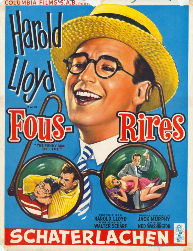 Repro 30x40cm - FOUS-RIRES - Belge
