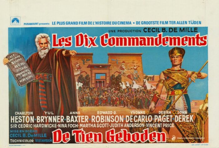Repro 30x40cm - DIX COMMANDEMENTS (les) - Belge