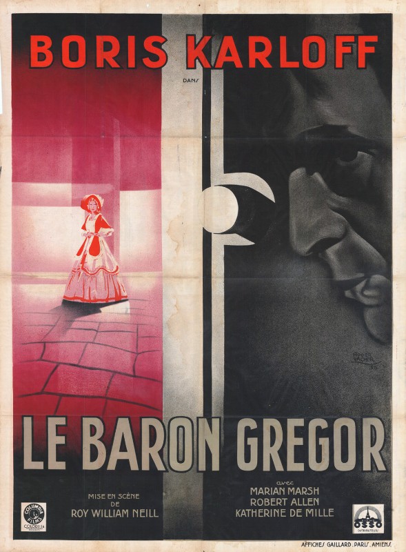 Repro 30x40cm - BARON GREGOR (le) - Française