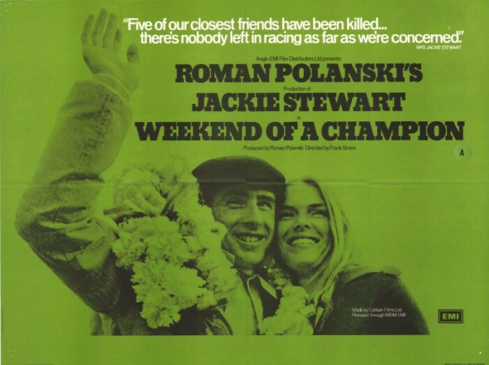 Affiche - WEEKEND OF A CHAMPION - 102x76cm
