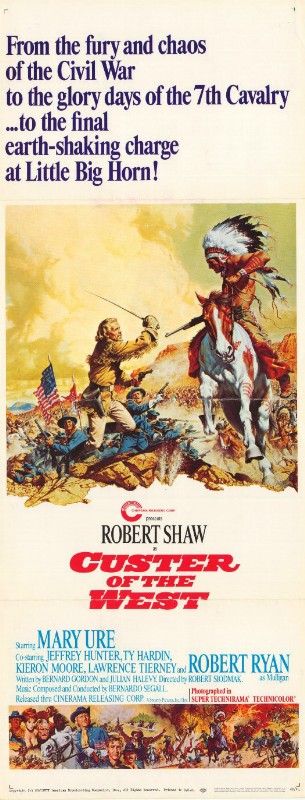 Affiche - CUSTER L'HOMME DE L'OUEST - 36x92cm