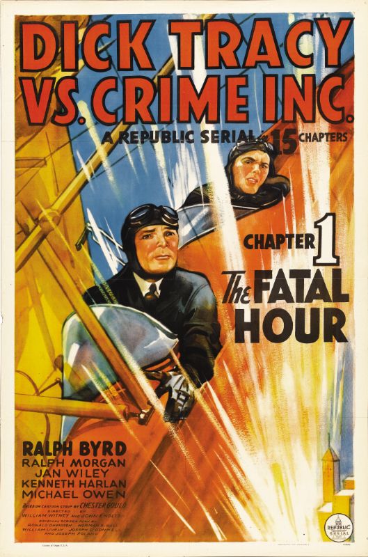 Repro 30x40cm - DICK TRACY VS. CRIME INC. - U.S. B