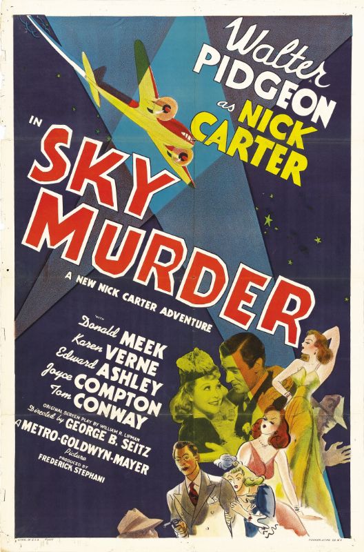 Repro 30x40cm - SKY MURDER - U.S.