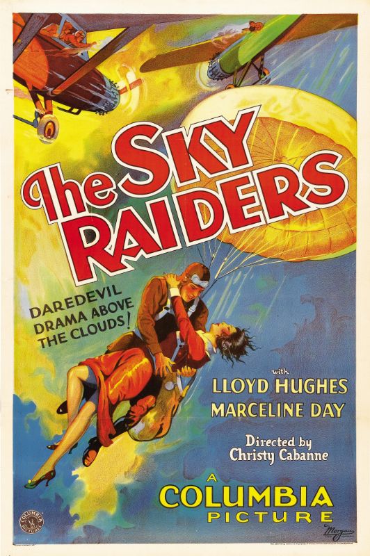 Repro 30x40cm - SKY RAIDERS - U.S.
