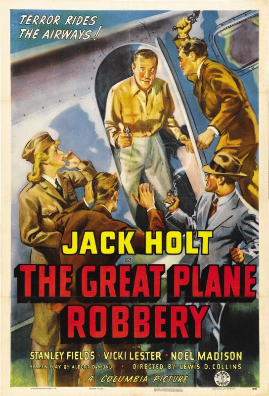Repro 30x40cm - GREAT PLANE ROBBERY (the) - U.S.