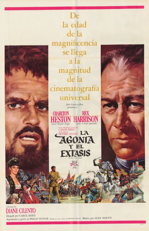 Affiche - EXTASE ET L'AGONIE (l') - 70x105cm
