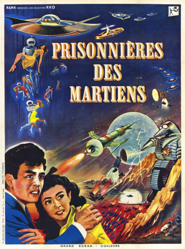Repro 30x40cm - PRISONNIERES DES MARTIENS - Française