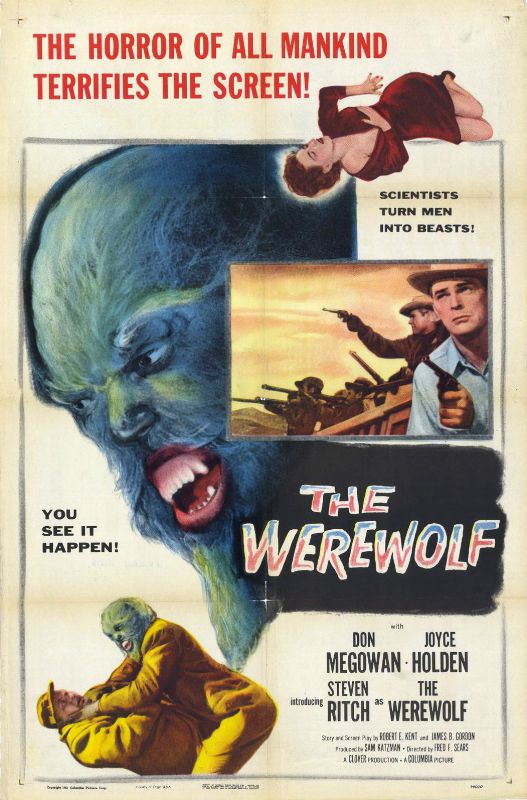 Repro 30x40cm - WEREWOLF (the) - U.S.