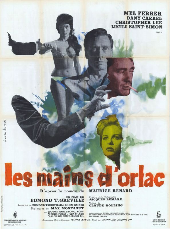 Affiche - MAINS D'ORLAC (les) - 120x160cm