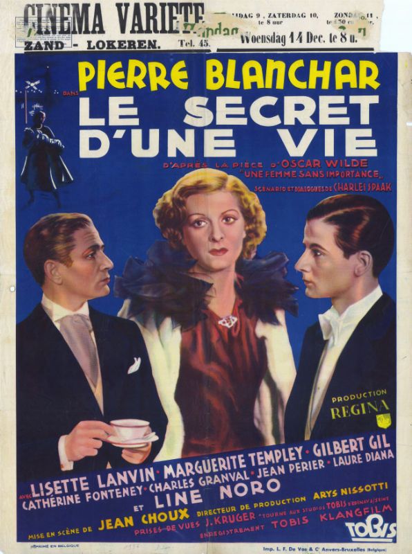 Affiche - UNE FEMME SANS IMPORTANCE - 60x80cm - BEL