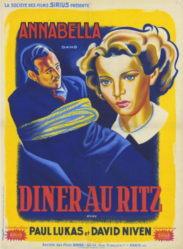 Affiche - DINER AU RITZ - Ressortie 60x80cm
