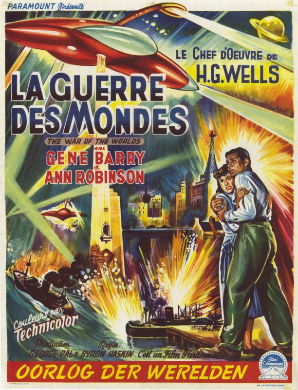 Repro 30x40cm - GUERRE DES MONDES (la) - Belge