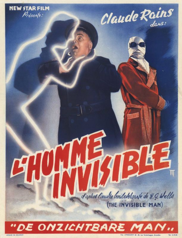 Repro 30x40cm - HOMME INVISIBLE (l') - Belge