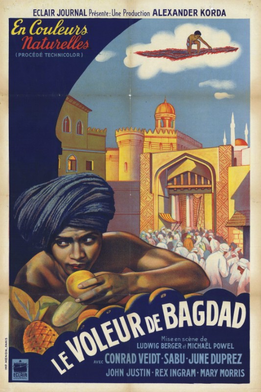 Repro 30x40cm - VOLEUR DE BAGDAD (le) - Française