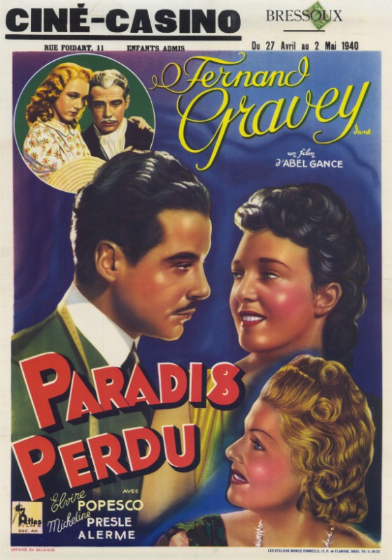 Repro 30x40cm - PARADIS PERDU - Belge