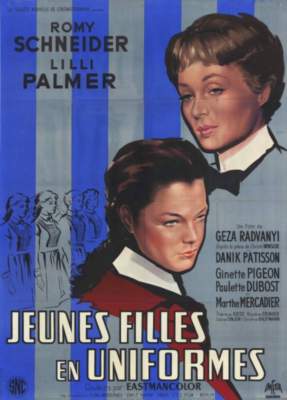 Repro 30x40cm - JEUNES FILLES EN UNIFORME - Française