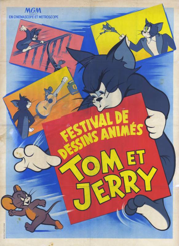 Affiche - TOM ET JERRY - 120x160cm