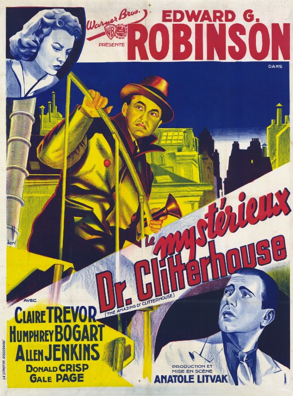 Repro 30x40cm - MYSTERIEUX DR. CLITTERHOUSE (le) - Française