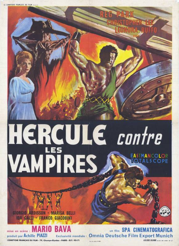 Repro 30x40cm - HERCULE CONTRE LES VAMPIRES - Française