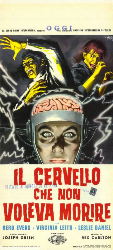 Repro 30x40cm - BRAIN THAT WOULDN'T DIE (the) - Italienne