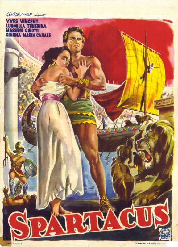 Repro 30x40cm - SPARTACUS - Belge