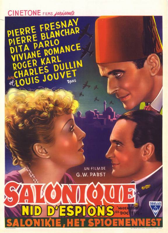 Affiche - SALONIQUE NID D'ESPIONS - 36x56cm