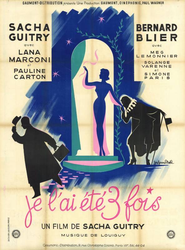 Affiche - JE L'AI ETE TROIS FOIS - 120x160cm