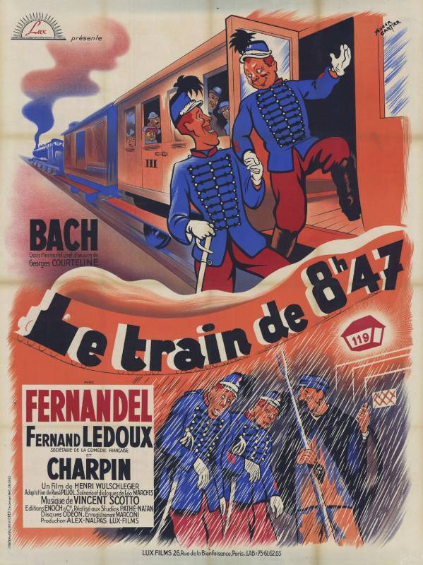 Affiche - TRAIN DE 8h47 (le) - Ressortie 120x160cm
