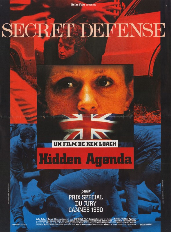 Affiche - HIDDEN AGENDA, SECRET DEFENSE - 40x55cm