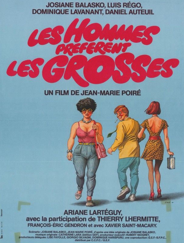 Affiche - HOMMES PREFERENT LES GROSSES - 40x55cm
