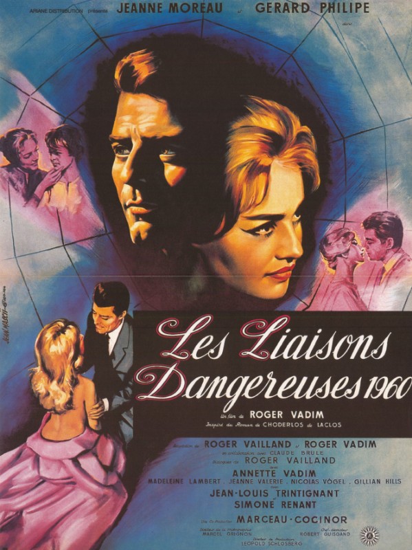 Affiche - LIAISONS DANGEREUSES 1960 - Ressortie 40x55cm