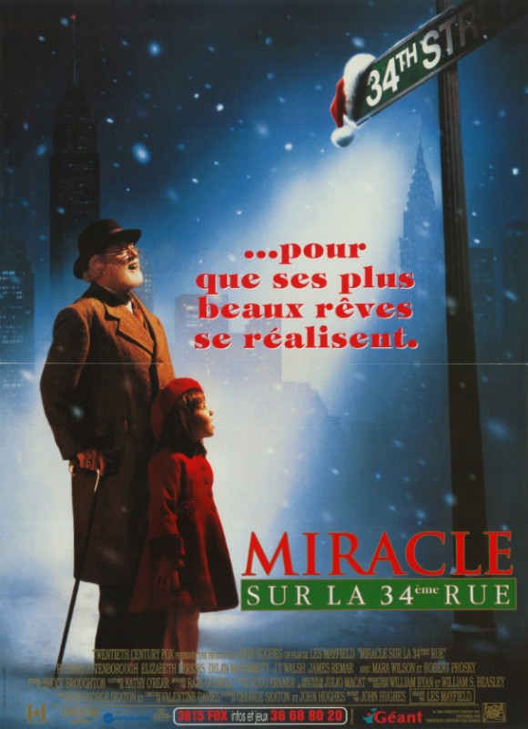 Affiche - MIRACLE SUR LA 34EME RUE - 40x55cm