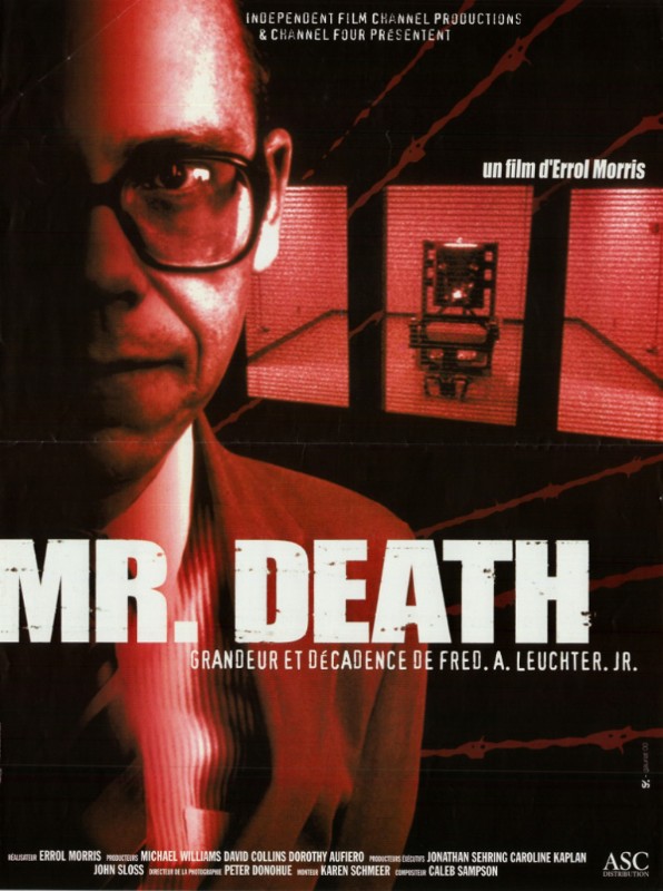 Affiche - MR.DEATH: GRANDEUR ET DECADENCE DE FRED A. LEUCHTE - 40x55cm
