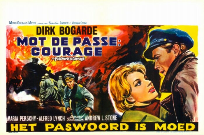 Affiche - MOT DE PASSE : COURAGE - 36x56cm