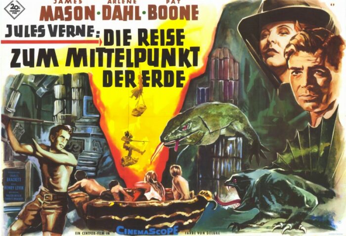 Affiche - VOYAGE AU CENTRE DE LA TERRE - 80x120cm