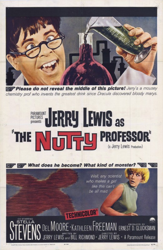 Repro 30x40cm - DOCTEUR JERRY ET Mr LOVE - U.S.