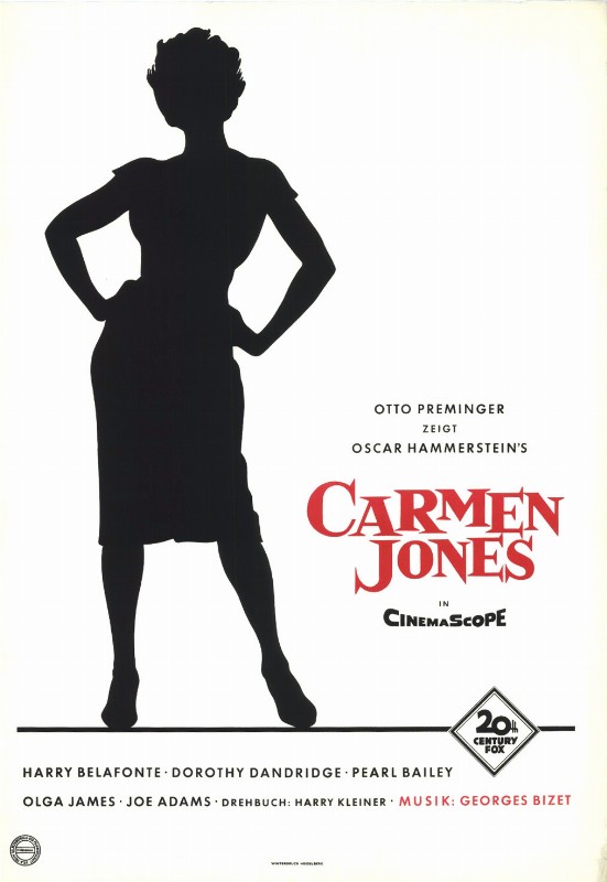 Affiche - CARMEN JONES - 60x80cm - GER