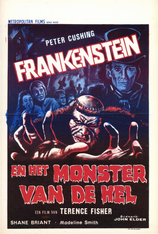 Affiche - FRANKENSTEIN ET LE MONSTRE DE L'ENFER - 36x56cm