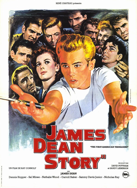 Affiche - JAMES DEAN STORY - Ressortie 40x55cm