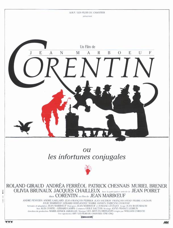 Affiche - CORENTIN OU LES INFORTUNES CONJUGALES - 40x55cm